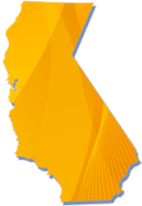 Graphic of a yellow California image.